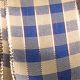 French Wired Woven Check Susi 1.5 Inch 27 Yards Gold/navy