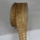 French Wired Woven Check Abby 1.5 Inch 27 Yards Gold/amber