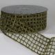 Wired Open Chenille Netting 2.5 inch by 20 yards Olive