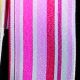 French Wired Multi Stripe Taft 1.5 Inch 27 Yards Red