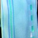 French Wired Variostripe Taft 2.5 Inch 27 Yards Blue