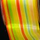 French Wired Multi Stripe 2 1.5 Inch 27 Yards Orange/yellow