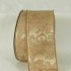 Wired Fabric Self Edge Safari 2.5 Inch 20 Yards Amber