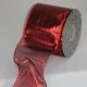 Wire Edge Fine Lame Ariel 3 Inch 20 Yards  Red