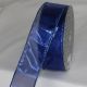 Wire Edge Fine Lame Ariel 2 Inch 20 Yards  Blue