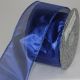 Wire Edge Fine Lame Ariel 3 Inch 20 Yards  Blue