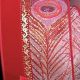 Wired Velvet Peacock Sheer 2.5 Inch 20 Yards Red