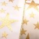 Gold Wired Starsssssssssss 2.5 Inch 20 Yards Gold/gold