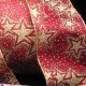 Wired Semi sheer Lots Of Stars 3 Inch 20 Yards Red