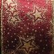 Wired Semi sheer Lots Of Stars 3 Inch 20 Yards Burgundy