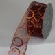 Wired Sheer Swirly Swirl 2 inch by 20 yards Copper