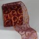 Wired Sheer Swirly Swirl 4 inch 20 yards Copper
