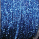 Wired Fuzzy Wire Cord 1/8 Inch 110 Yards Blue