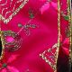 Wired Satin Elegant Stitching 2.5 Inch 10 Yards Red