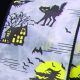 Wired Sheer Bats & Witches 2.5 Inch 20 Yards Grey