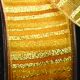 Wired Woven Sheer Abraham 1.5 Inch 25 Yards Gold
