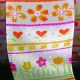 Wired Print Hearts & Flowers 1.5 Inch 20 Yards Yellow