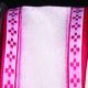 Wired Woven Edge Sheer Cuisine 1.5 Inch 27 Yards Red