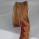 Broad Wired Crinkled Silk Satin 2 inch by 20 yards Amber