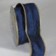 Broad Wired Crinkled Silk Satin 2 Inch 20 Yards Navy