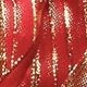 Wired Woven Double Side Solid 1.5 Inch 27 Yards Red/gold