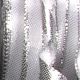Wired Woven Double Side Solid 1.5 Inch 27 Yard White/silver