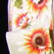 Wired  Print Sunflower Meadow 2.5 Inch 20 Yards Ivory