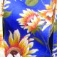 Wired  Print Sunflower Meadow 2.5 Inch 20 Yards Blue