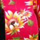 Wired  Print Sunflower Meadow 2.5 Inch 20 Yards Red