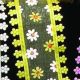 Wired Sheer Mini Daisy Edging 1.5 Inch 20 Yards Yellow