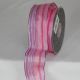 Wired Sheer Stripe Campari 1.5 Inch 27 Yards Pink