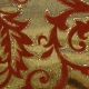 Wired Velvet Glitter Swirl 2.5 Inch 20 Yards Brown