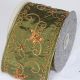 Wired Satin Flowers of Sumatra 4 Inch 10 Yards Hunter