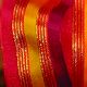 French Wired Gold Stripes 1.5 Inch 27 Yards Reds