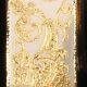 Gold Wired Taffeta Ornamental 1.5 Inch 27 Yard Gold/ivory