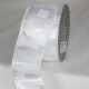 Wired Taffeta Squares 2.5 inch by 20 yards White