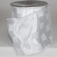 Wired Taffeta Squares 5 inch by 20 yards White