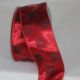 Wired Taffeta Squares 2.5 inch by 20 yards Red/Black