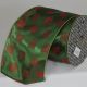 Wired Taffeta Squares 5 inch by 20 yards Green/Red