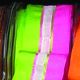 Wired Narrow Taffeta W Sheer 7/8 Inch 27 Yards Green/pink
