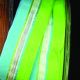 Wired Narrow Taffeta W Sheer 7/8 Inch 27 Yards Green/blue