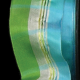 Wired Woven Sheer Taffeta Malaga 1.5 Inch 27 Yards Blue Green
