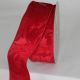Wired Fabric Elegance 2.5 inch by 20 yards Red