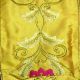 Wired Satin Silk with Espace 4inch 10yards Gold