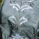 Wired Satin Silk with Espace 4inch 10yards Silver