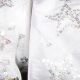 Wired Sequins Stars Taffeta 2.5 Inch 20 Yards White