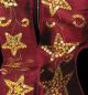 Wired Sequins Stars Taffeta 2.5 Inch 20 Yards Bordeaux