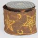 Wired Sequins Stars Taffeta 4 Inch 20 Yards Brown