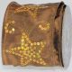 Wired Sequins Stars Taffeta 2.5 Inch 20 Yards Brown