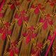 Wired Satin Fleur De Lis 4inch 20yards Red
